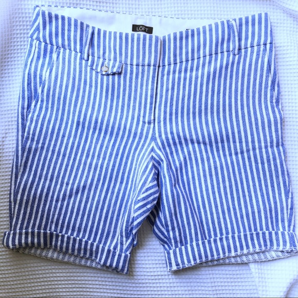 Ann Taylor Loft Linen blend Shorts - Picture 2 of 5